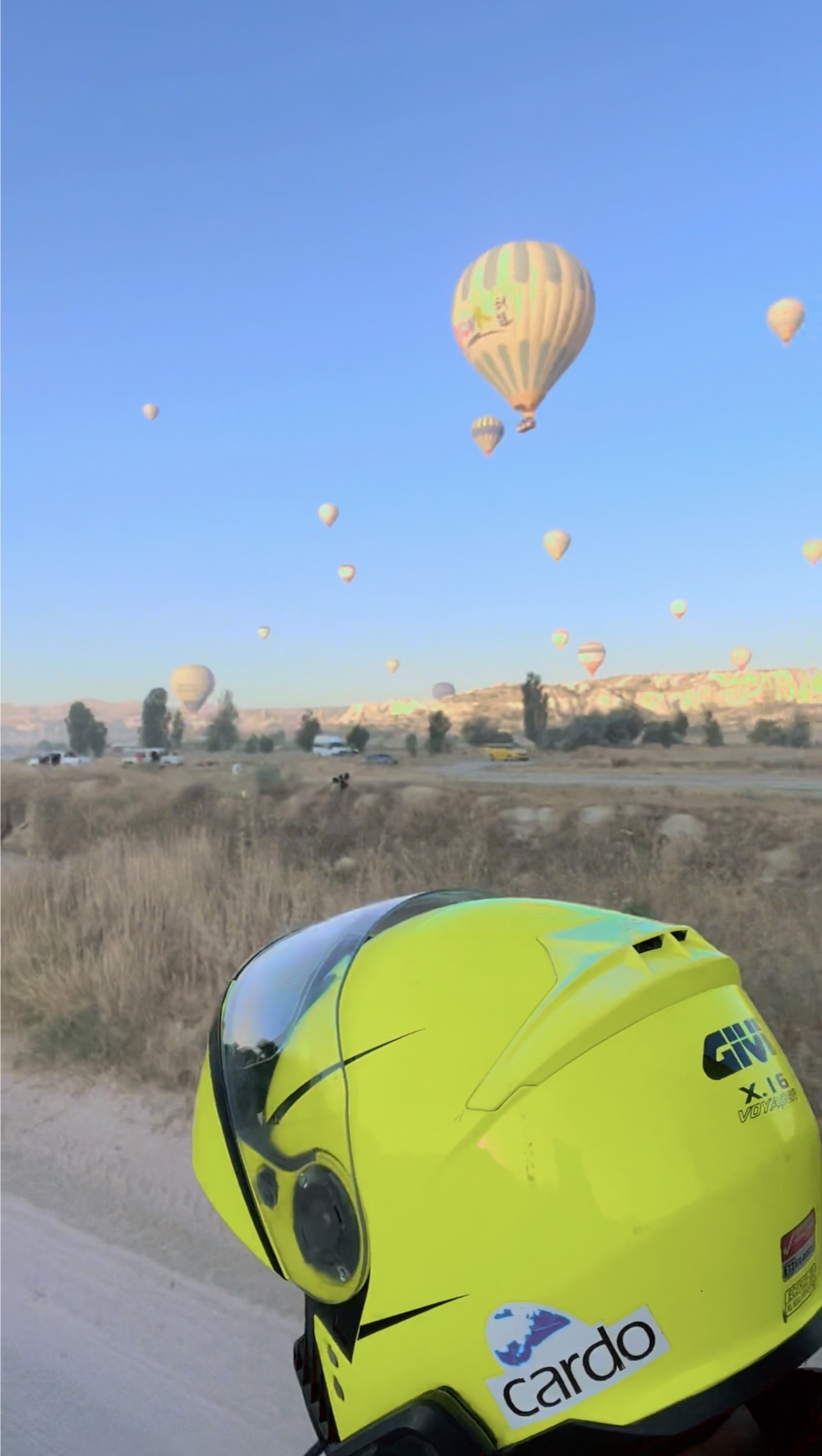 Hot air balloons at cappadocia