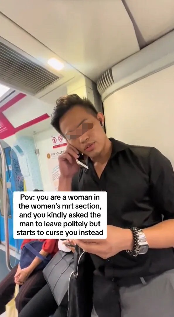 Shut Up!' — Rude M'sian Man Yells At Woman Who Told Him To Leave Women-Only  Coach