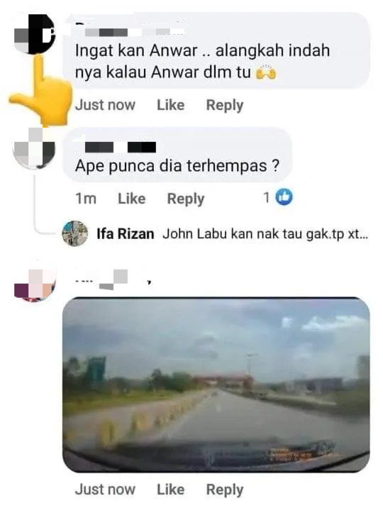 'wished anwar was onboard' — m'sian man makes rude remark about elmina plane crash, angers netizens