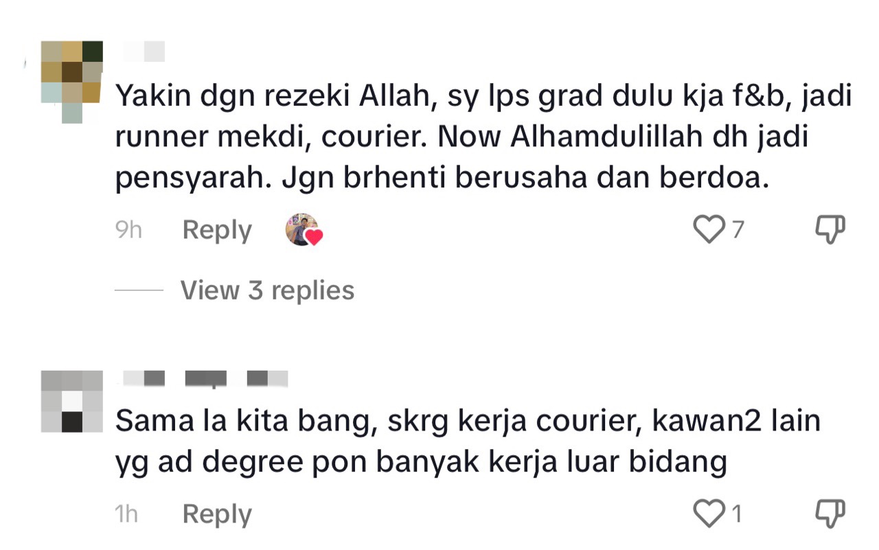 M’sian fresh graduate earns rm6 per order as food rider after getting rejected multiple times during job interviews