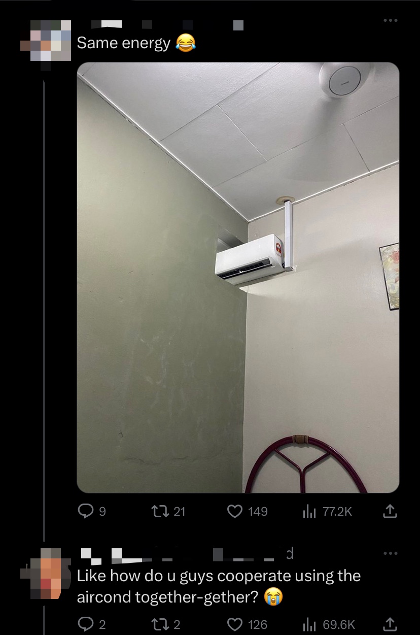 M'sian stunned by tiny rm250 shah alam rental room featuring 'half aircond’ | weirdkaya