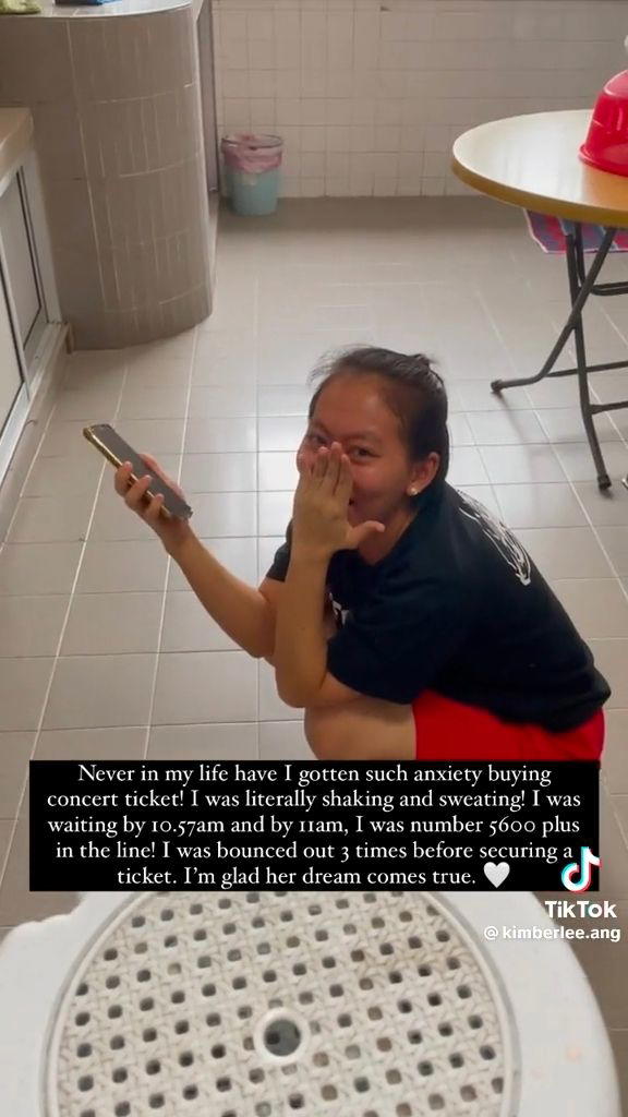 S'porean woman and her siblings make maid's dream come true by gifting her tickets to k-pop artist suga's concert