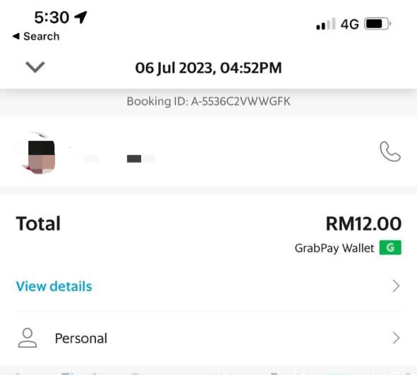 M'sian claims grab driver wanted to cancel trip as she was overweight and might break his car