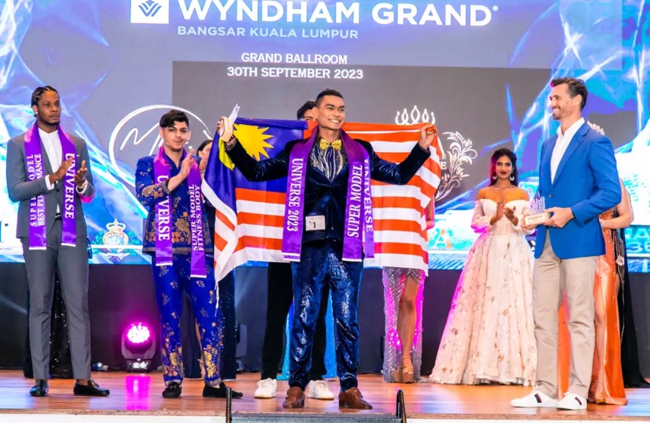 Msian man previously won a pageant internationally