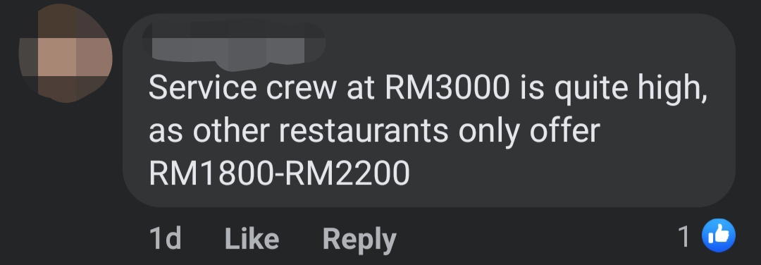 China restaurant opening in pavilion kl offers rm3,000 for dishwasher position