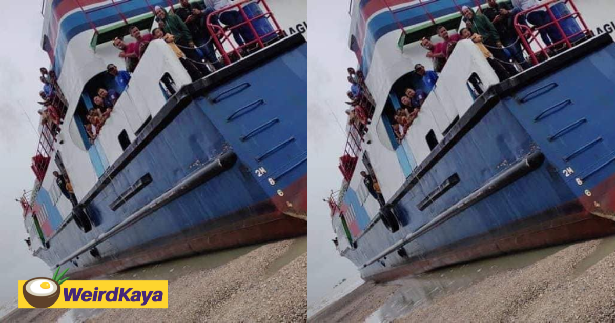 Langkawi-bound ferry stuck onshore due to strong winds, 567 passengers stranded | weirdkaya