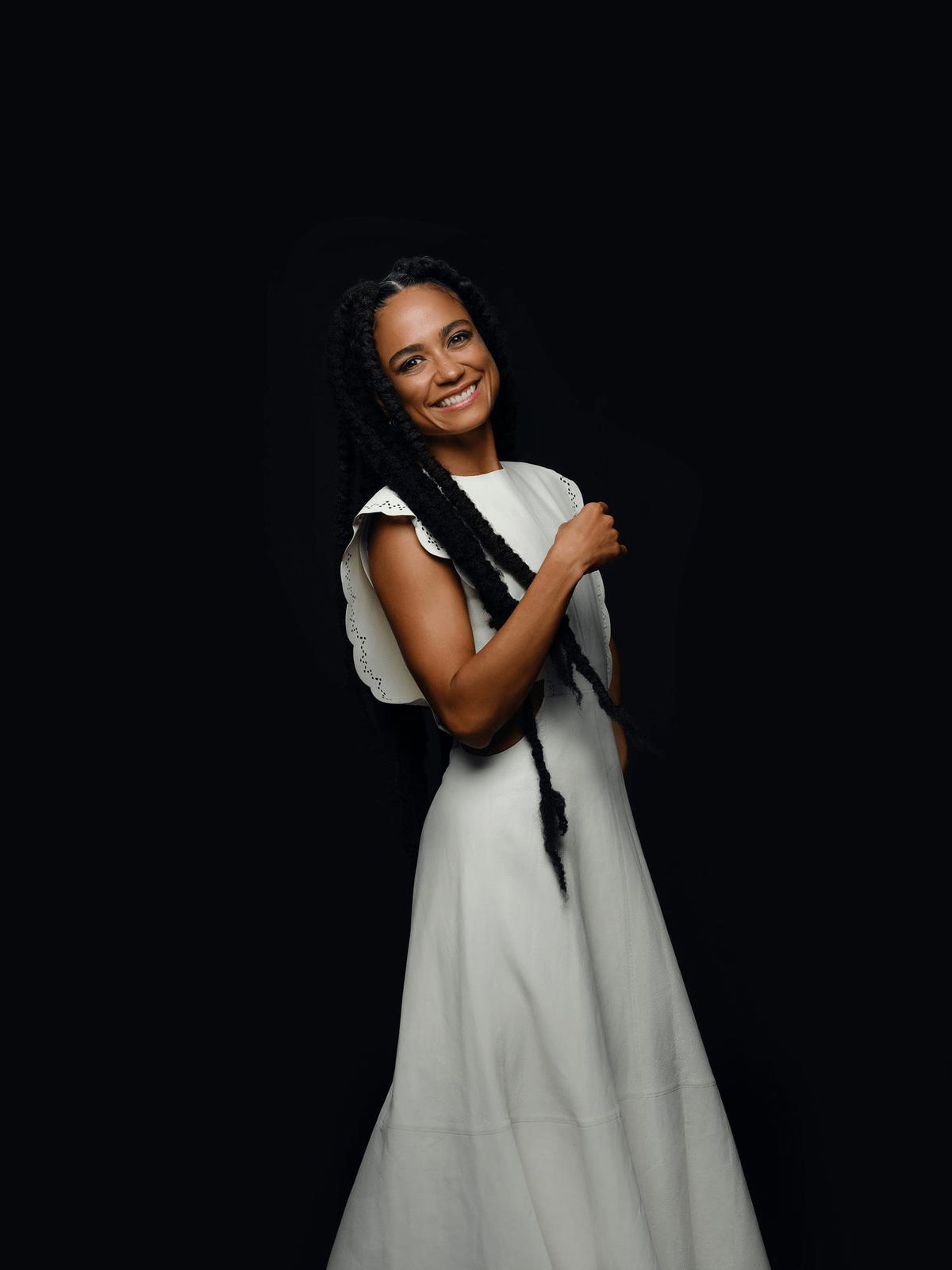 Actress Lauren Ridloff as Makkari
