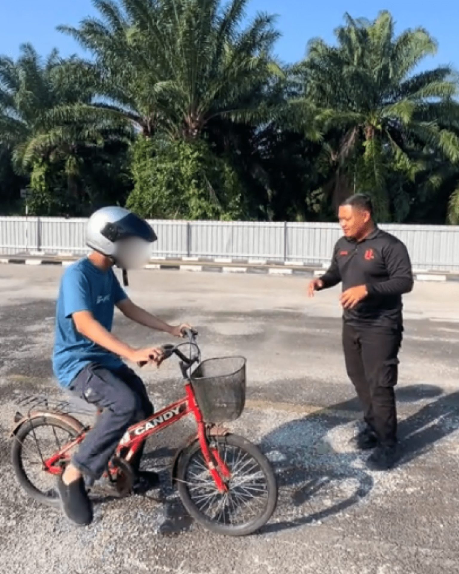 learning bicycle for motor license