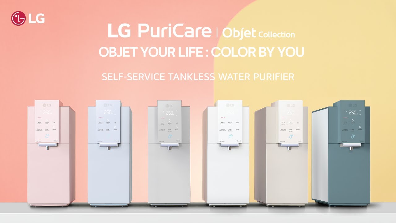 Lg puricare™ self-service tankless water purifier | objet collection