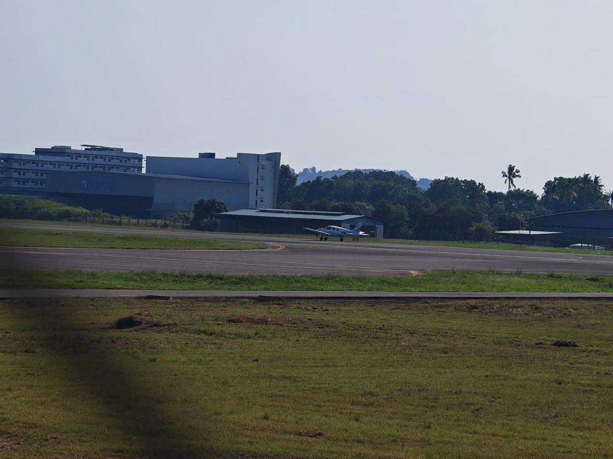 light aircraft at melaka