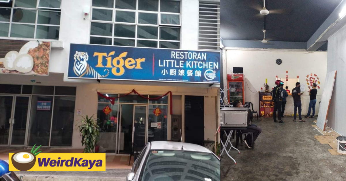 Chinese muslim man slammed for having tiger beer signboard, taoist altar and non-muslim workers at his kl restaurant | weirdkaya