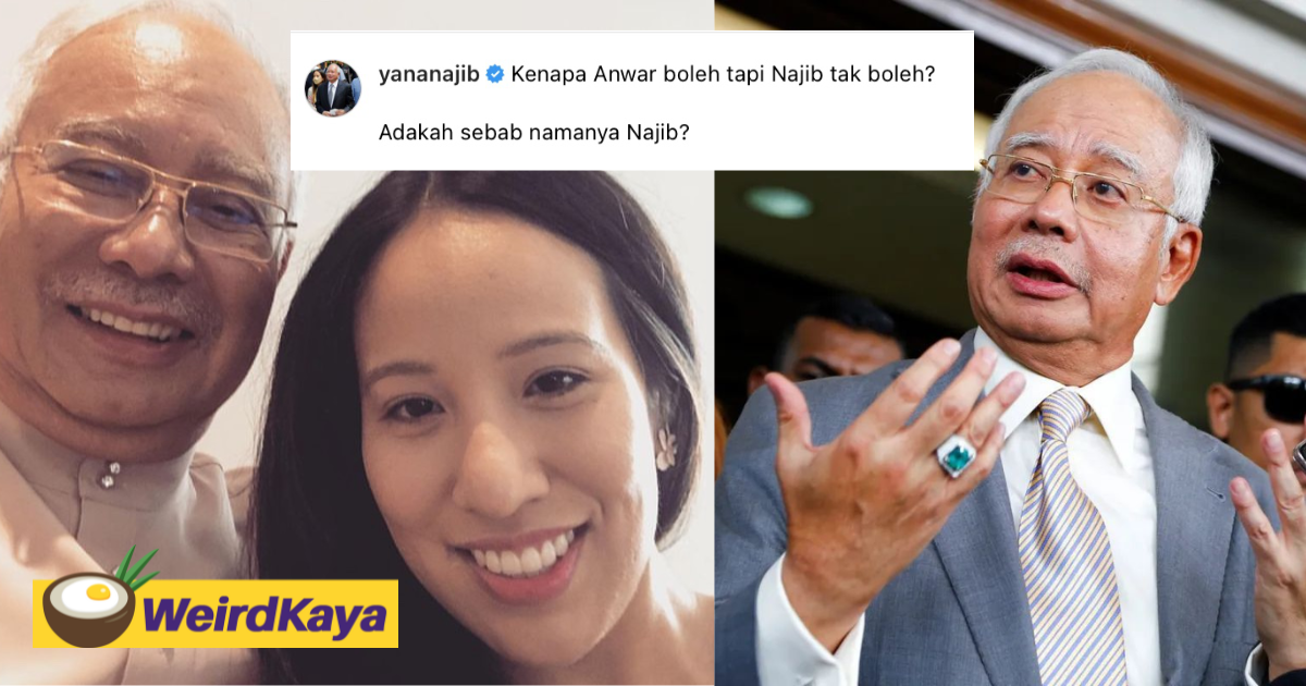 Najib's Daughter Questions His Right To Campaign