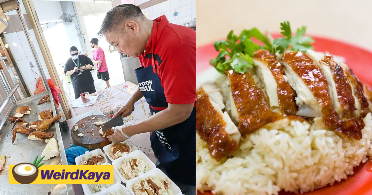 M'sian hawker sells 3 plates of chicken rice for rm10 to help struggling customers | weirdkaya