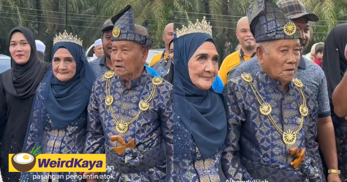 M'sian couple in their 80s marry each other after being apart for 63 years | weirdkaya