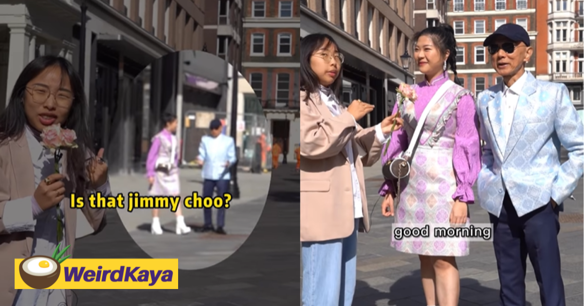 Jimmy choo wows m'sians with songket blazer while walking the streets of london | weirdkaya