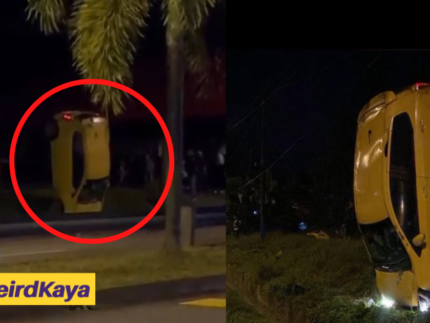 King Myvi's In Trouble Again, This Time In An Upright Position