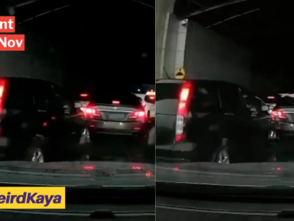 Tempers Fly After SG-Registered Honda Hits M'sian Toyota Twice At JB Checkpoint