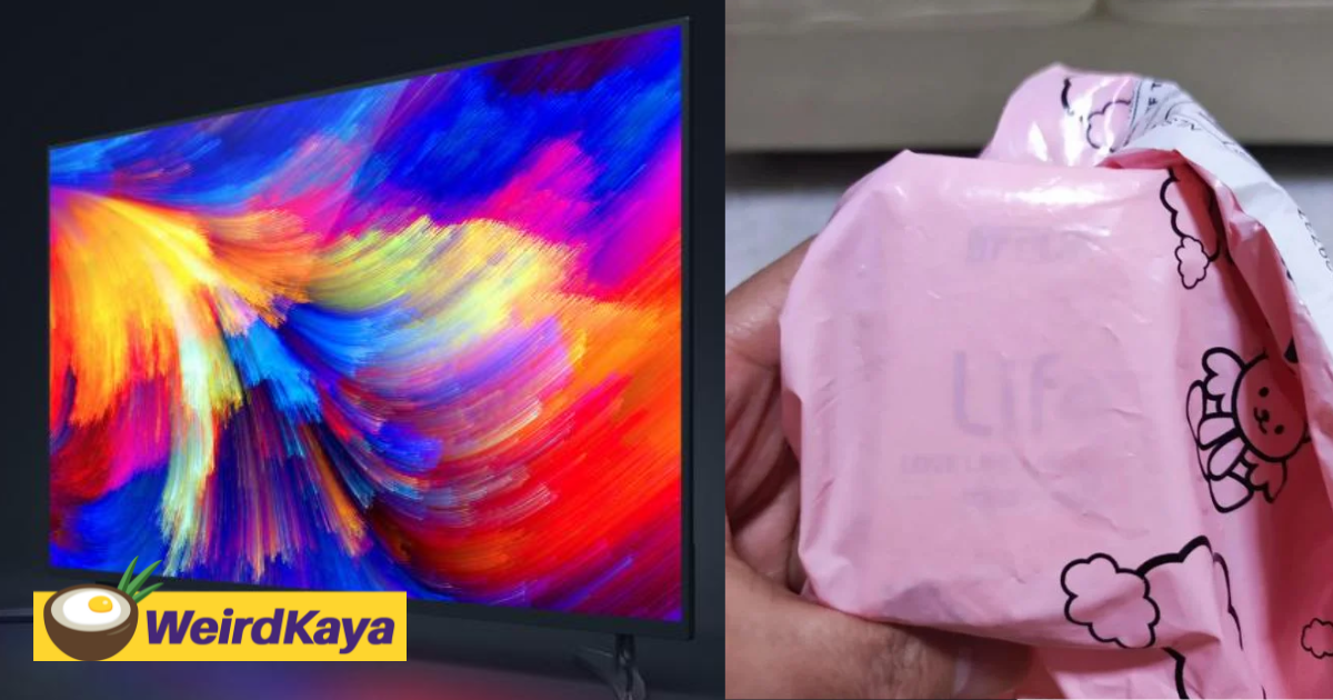 S'porean man orders rm600 32-inch tv on lazada but gets tissue instead | weirdkaya
