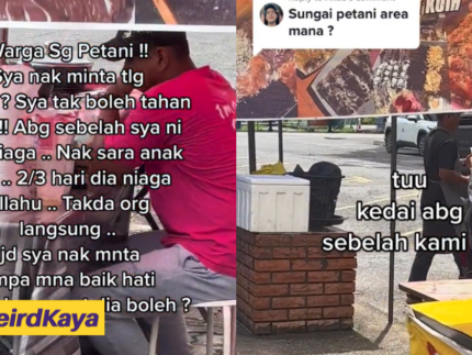 Sungai Petani Hawker Requests M'sians To Help Fellow Hawker Who Had Poor Business