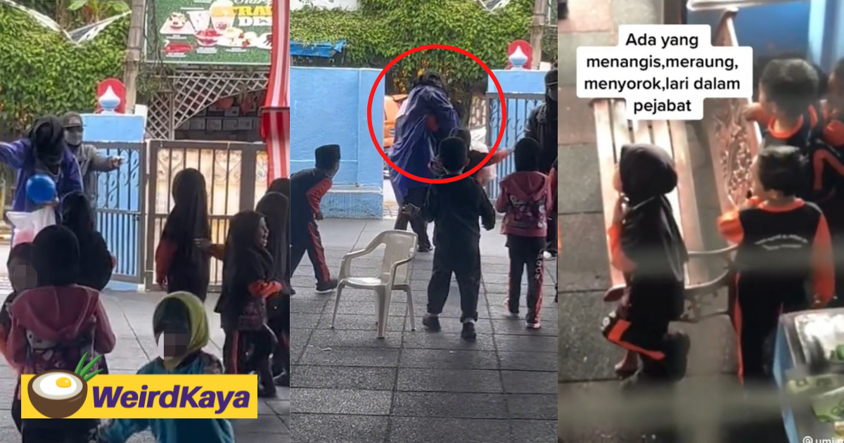 Kindergarten simulates kidnapping to warn kids of its danger, earns support from m'sians | weirdkaya