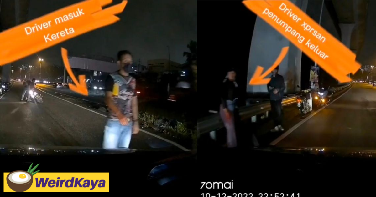 E-hailing driver stops to help motorcyclists in accident, accidentally leaves passenger behind | weirdkaya