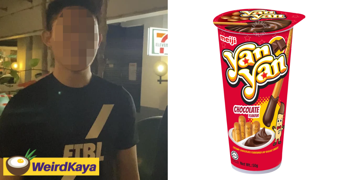 Sg man allegedly hurls yan yan biscuit at woman after she rejected his advances | weirdkaya