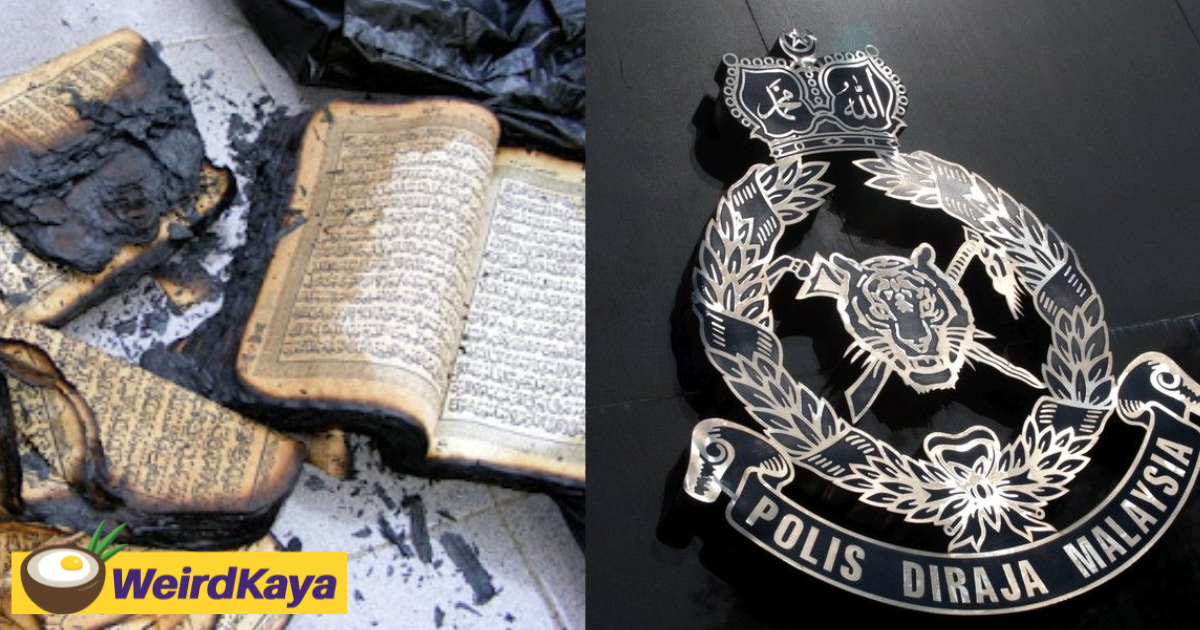 M'sian woman nabbed for burning a page of the al-quran in kl | weirdkaya