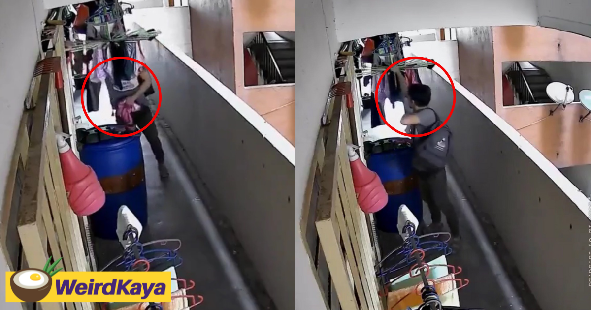 M'sian man caught doing 'last minute shopping' by stealing underwear at ppr in kl | weirdkaya
