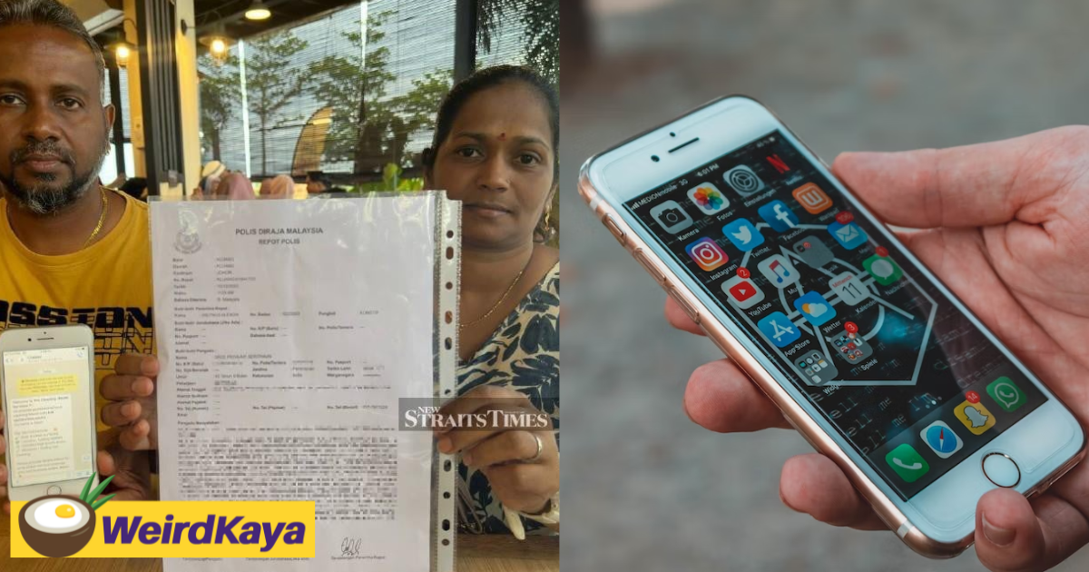 M'sian woman loses rm12,000 after she installed cleaning app on her phone | weirdkaya