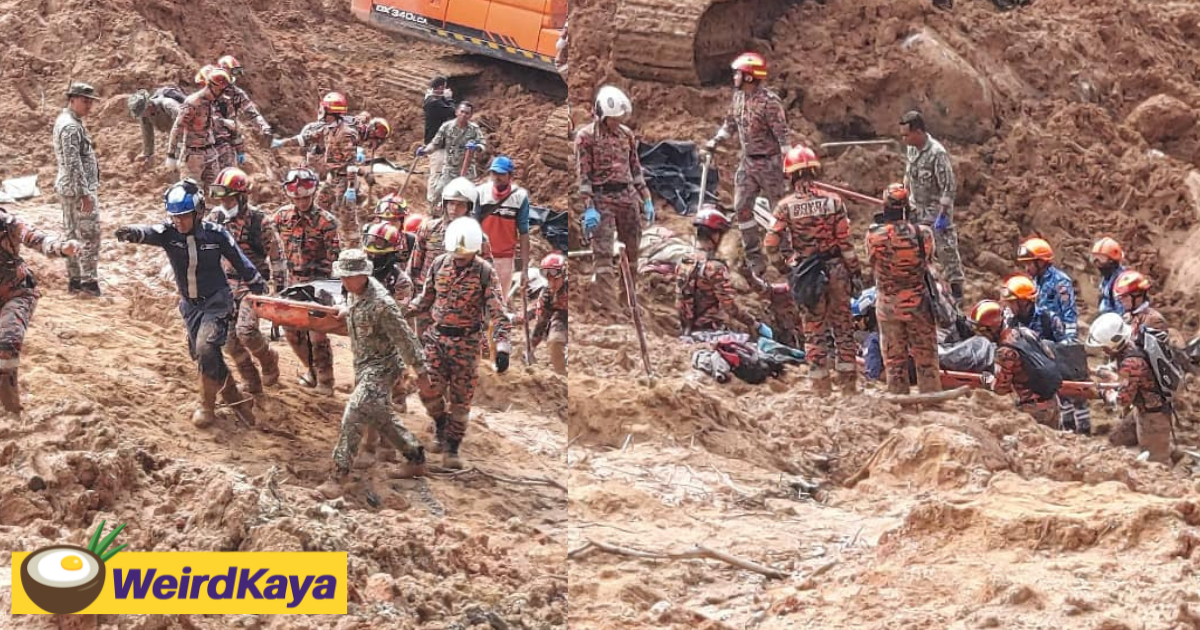Bodies of 2 adults & 2 kids found at batang kali landslide site, death toll rises to 30 | weirdkaya