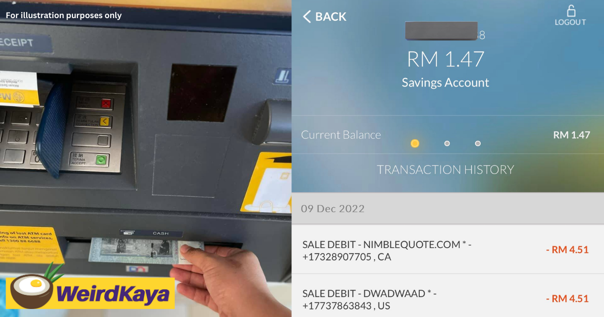 M'sian man successfully recovers 95% of savings siphoned from his bank account | weirdkaya