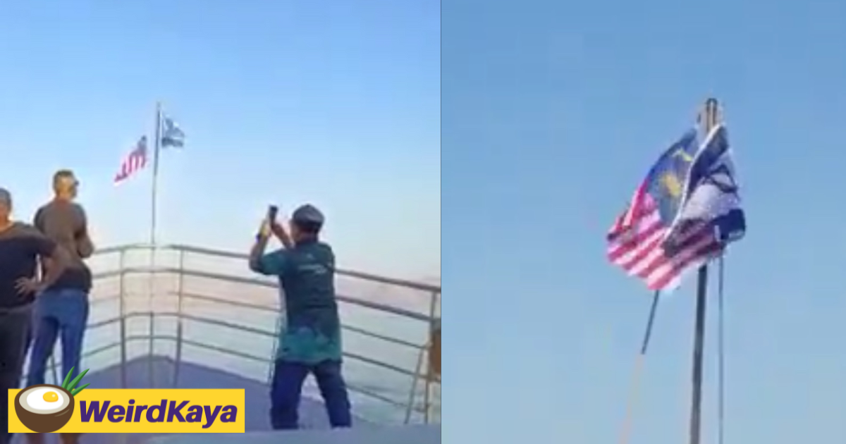 Viral video of m'sian & israeli flags flown together now under police probe | weirdkaya