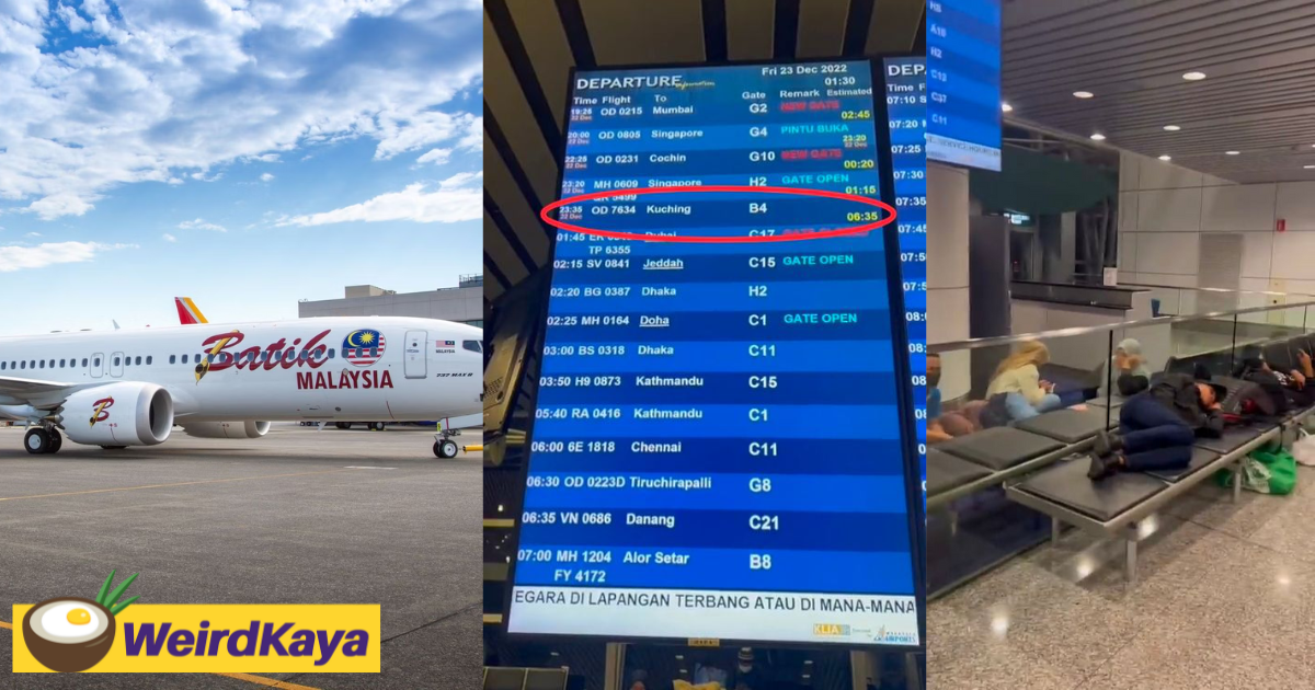 Batik air apologizes and gives free vouchers to all affected guests of kuching flight delay | weirdkaya