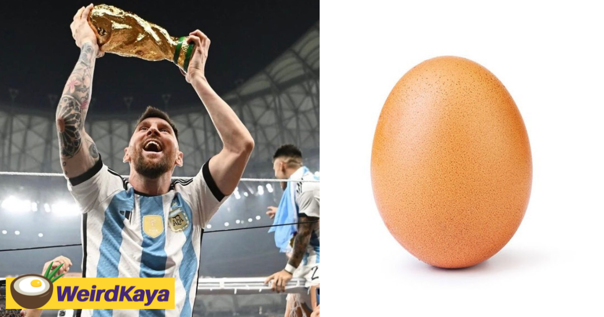 Lionel messi's world cup win post beats egg to become most-liked on instagram | weirdkaya