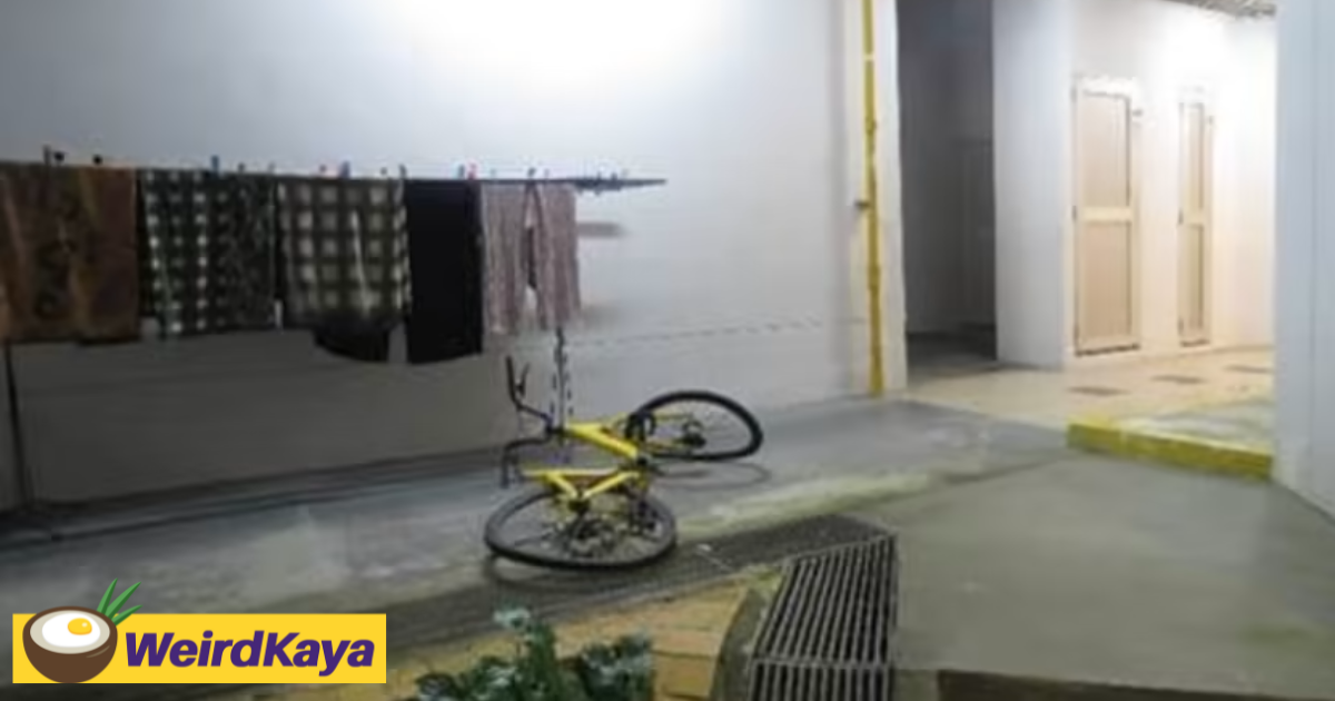 Sg man jailed 1 month for tossing 25kg bicycle from 14th floor after argument with wife | weirdkaya