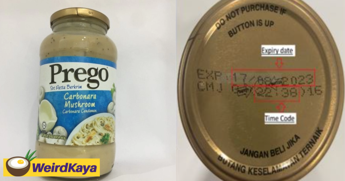 M'sian imported prego carbonara pasta sauce recalled in sg over spoilage | weirdkaya