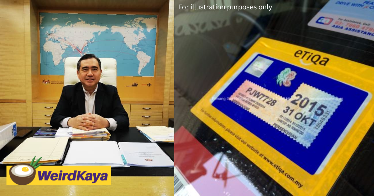 Transport minister anthony loke promises 'big change' in quality of jpj road tax stickers | weirdkaya