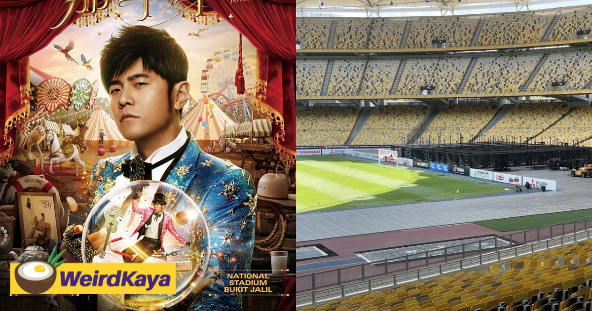 21,000 seats to be 'sacrificed' for jay chou concert during aff cup match at bukit jalil stadium | weirdkaya