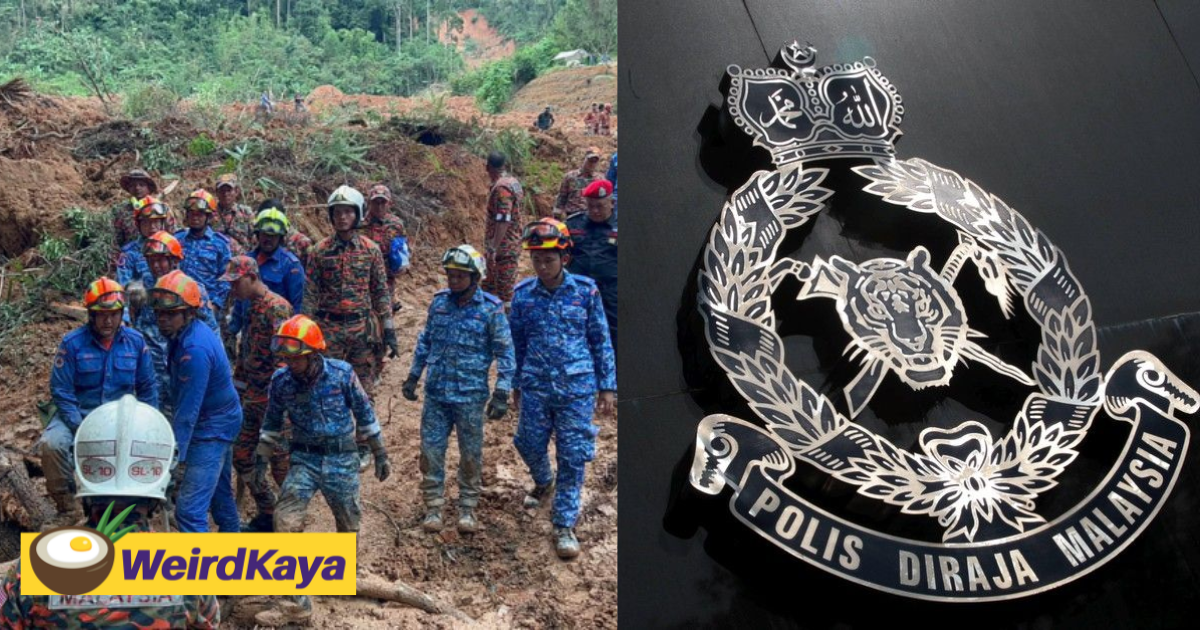 M'sian civil servant allegedly steals items belonging to batang kali landslide victims, gets nabbed by police | weirdkaya