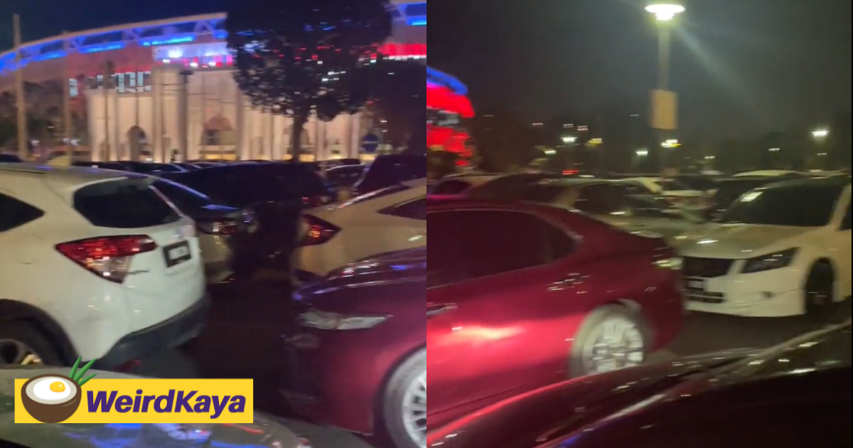 M'sian badminton fans forced to 'tune in' to jay chou's concert due to numerous double-parked cars at bukit jalil | weirdkaya