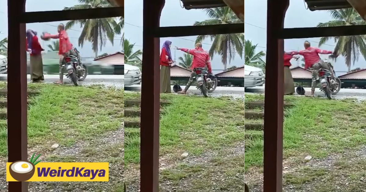 Kelantan man hits wife with helmet in viral video, found positive for drugs | weirdkaya