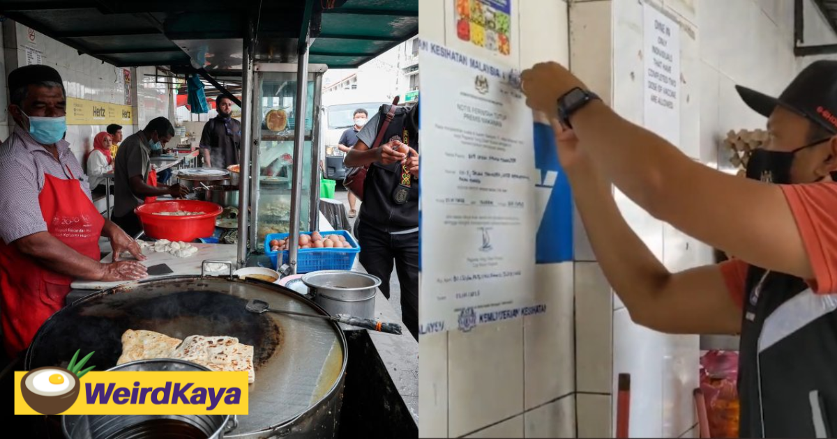 Penang's famous transfer road roti canai stall ordered to close due to hygiene issues | weirdkaya