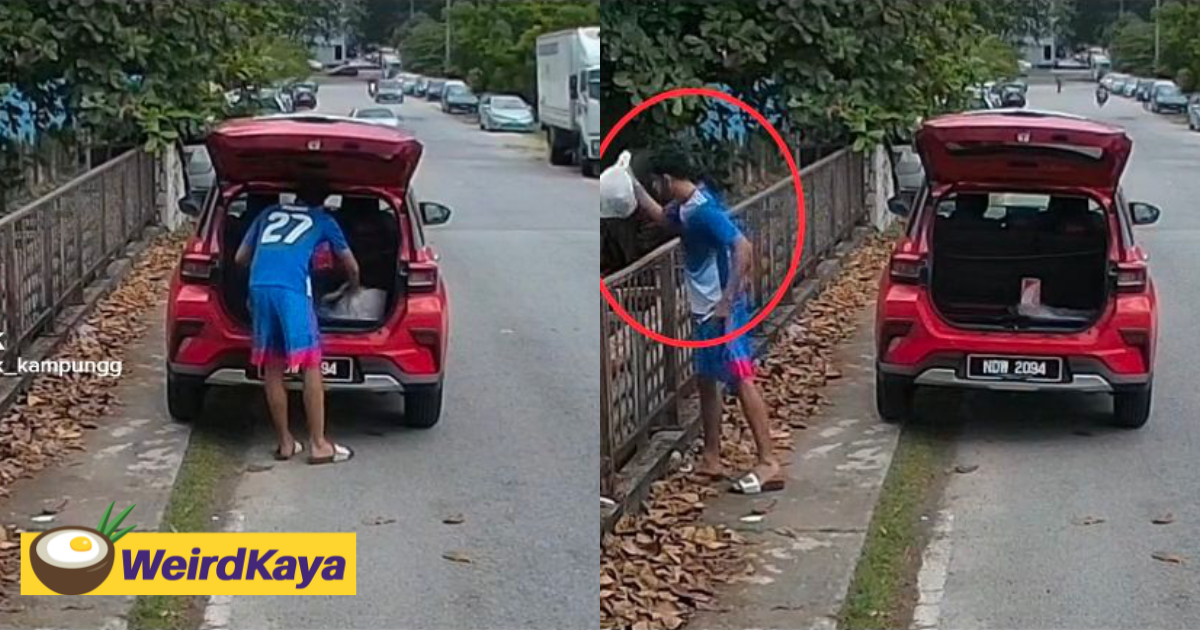 M'sian college student throws rubbish into river in sunway, later turns himself in to police | weirdkaya