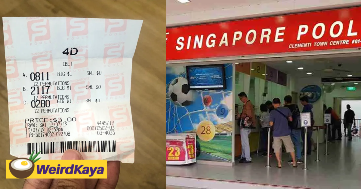 Sg woman's friend wins rm648,000 4d ticket on her behalf, withholds money & cuts off contact | weirdkaya