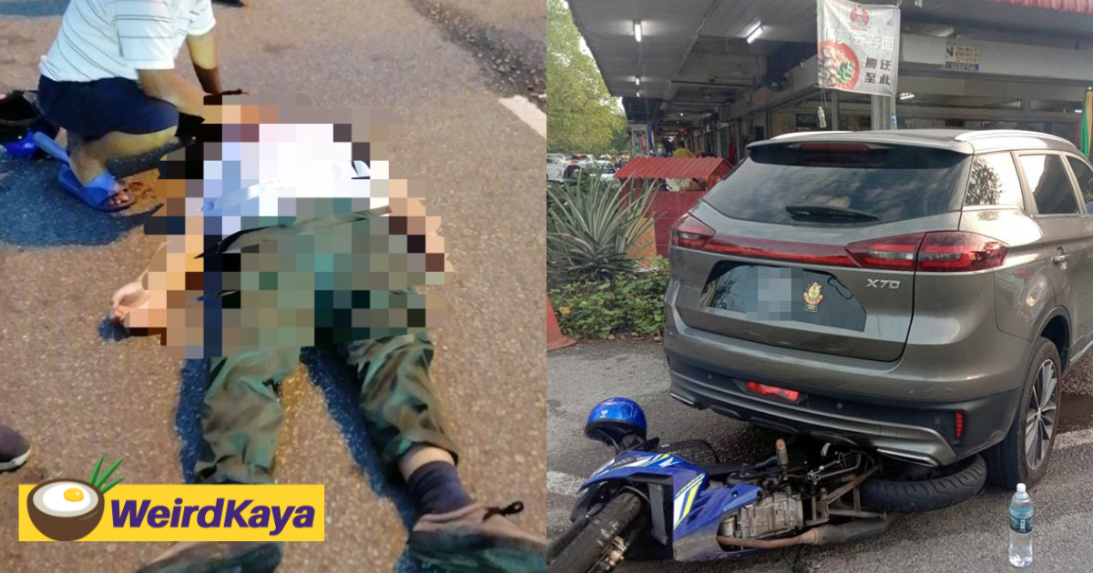 Spm candidate dies while trying to avoid hitting 73yo lady with motorbike | weirdkaya