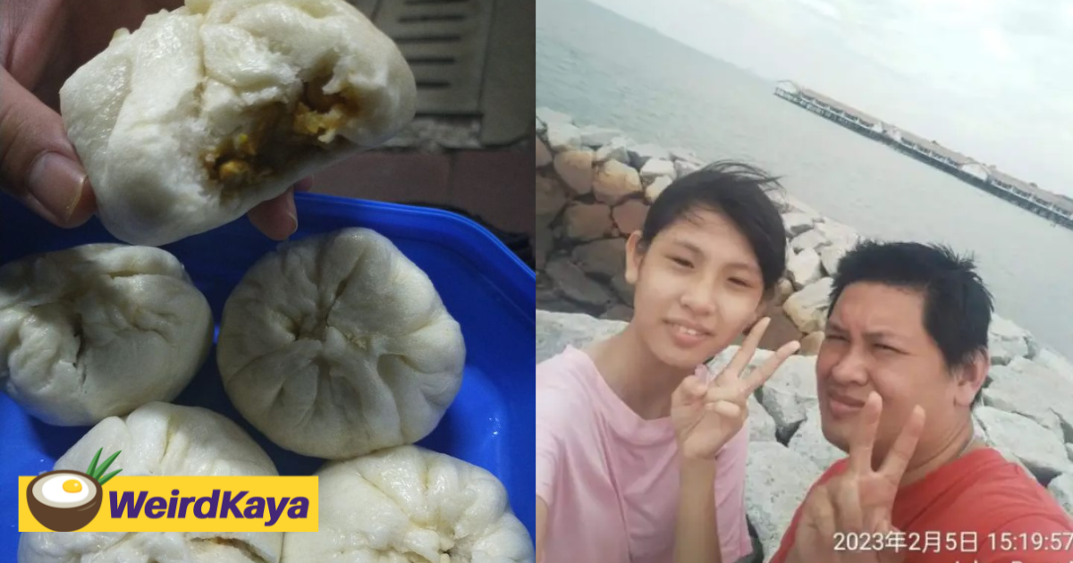 M'sian man spends 1. 5 hours eating daughter's handmade paos, feared it wouldn't get past sg customs | weirdkaya