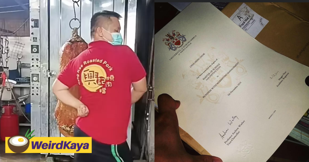 M'sian roasted pork seller who danced to blackpink's 'pink venom' actually has a master degree from uk | weirdkaya
