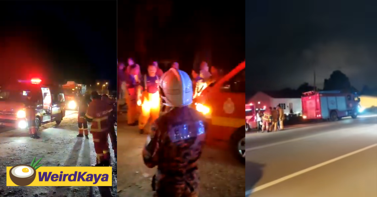 M'sian police & bomba rush to accident scene, only to find out it was a fake distress call | weirdkaya