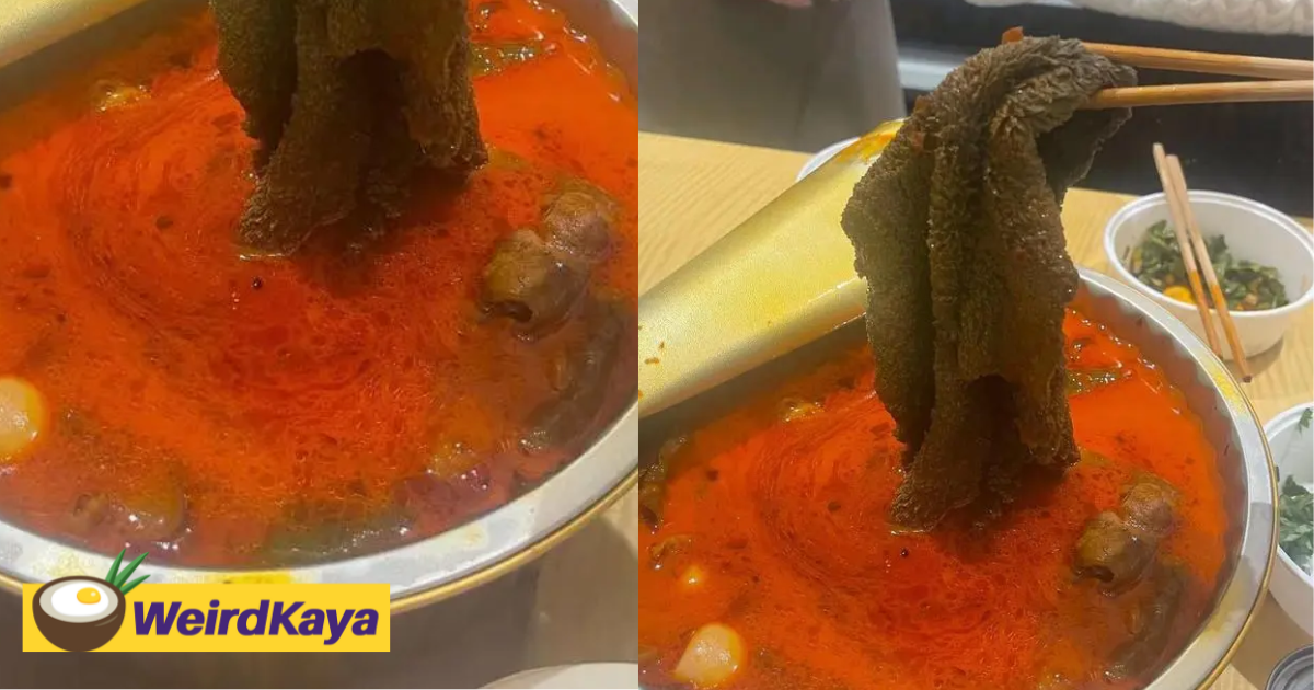 China man thinks he found beef tripe in hotpot, turns out it was a used dishcloth | weirdkaya