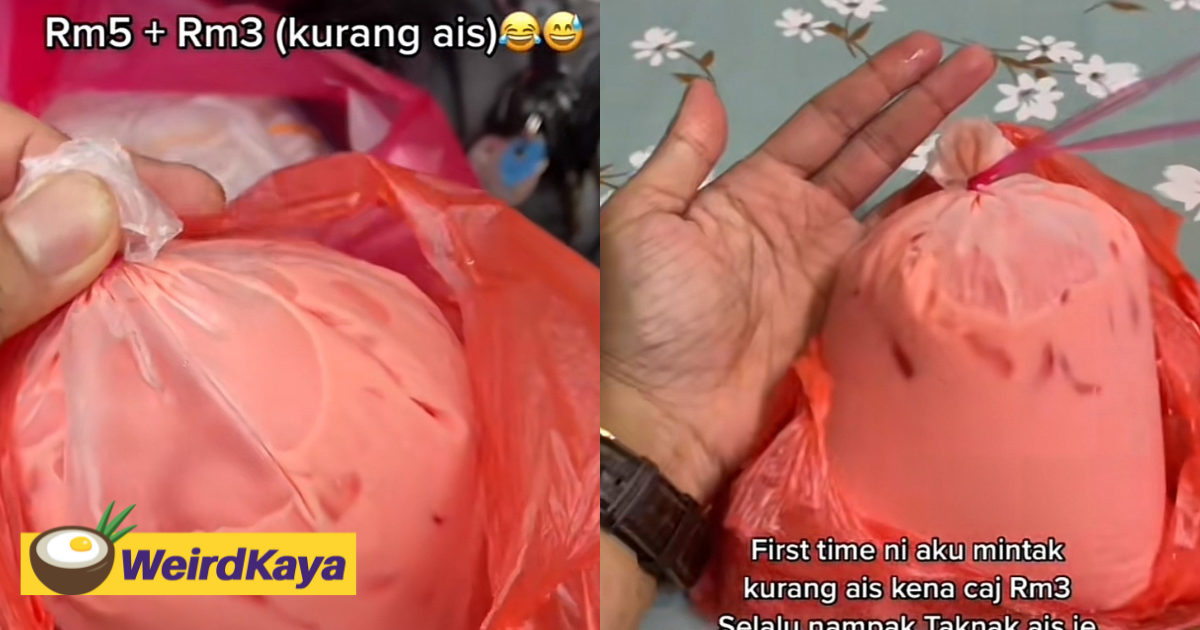 M'sians outraged by bazaar vendor who charged extra rm3 for lesser ice in packet drink | weirdkaya